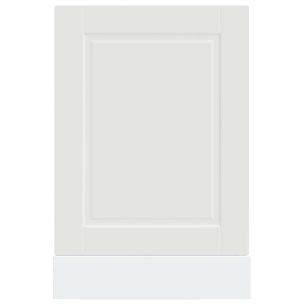 Vaatwaspaneel Porto 45x1,5x67 cm bewerkt hout wit