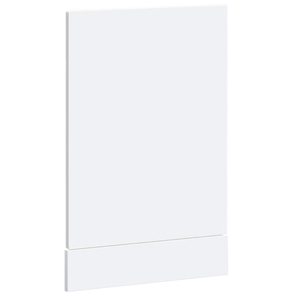 Vaatwaspaneel Porto 45x1,5x67 cm bewerkt hout wit