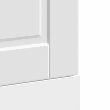 Vaatwaspaneel Porto 45x1,5x67 cm bewerkt hout wit