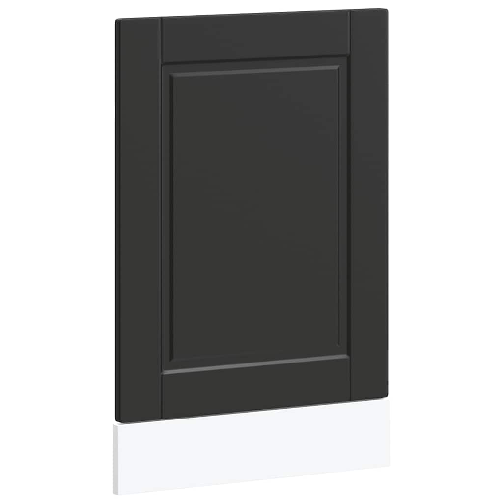Vaatwaspaneel Porto 45x1,5x67 cm bewerkt hout zwart
