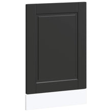 Vaatwaspaneel Porto 45x1,5x67 cm bewerkt hout zwart