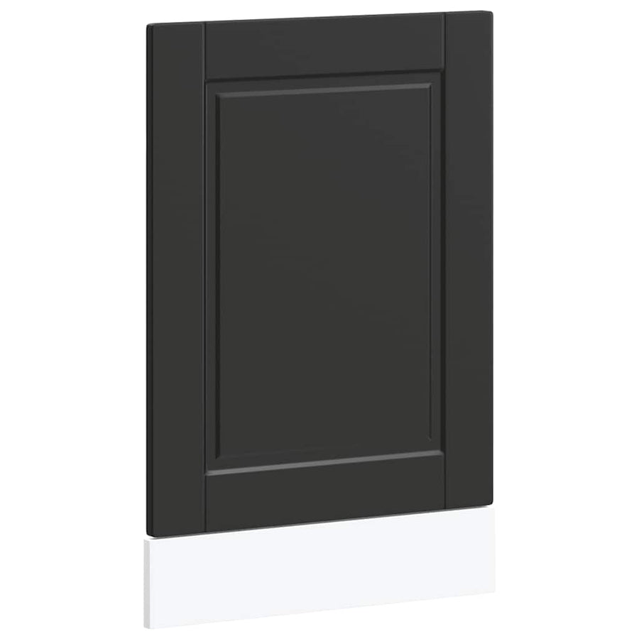 Vaatwaspaneel Porto 45x1,5x67 cm bewerkt hout zwart