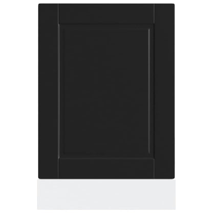 Vaatwaspaneel Porto 45x1,5x67 cm bewerkt hout zwart