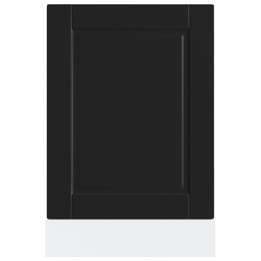Vaatwaspaneel Porto 45x1,5x67 cm bewerkt hout zwart
