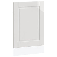 Vaatwaspaneel Porto 45x1,5x67 cm bewerkt hout hoogglans wit