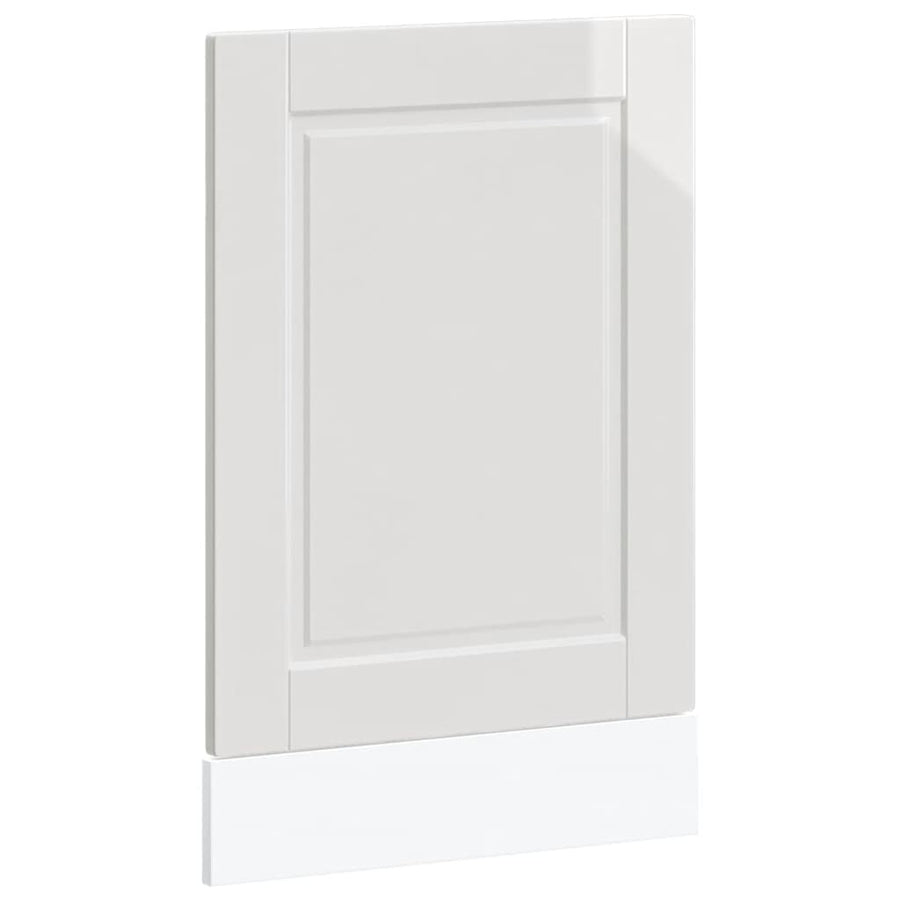 Vaatwaspaneel Porto 45x1,5x67 cm bewerkt hout hoogglans wit