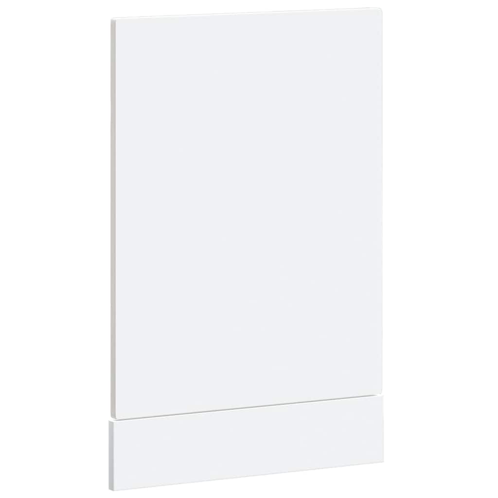 Vaatwaspaneel Porto 45x1,5x67 cm bewerkt hout hoogglans wit