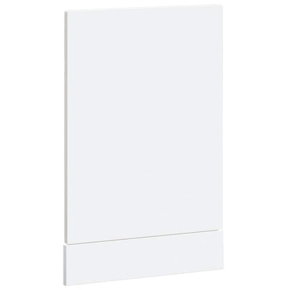 Vaatwaspaneel Porto 45x1,5x67 cm bewerkt hout hoogglans wit