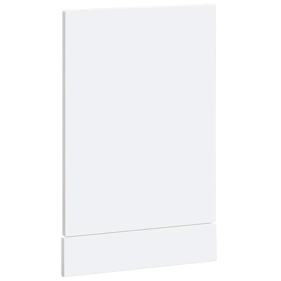 Vaatwaspaneel Porto 45x1,5x67 cm bewerkt hout hoogglans wit