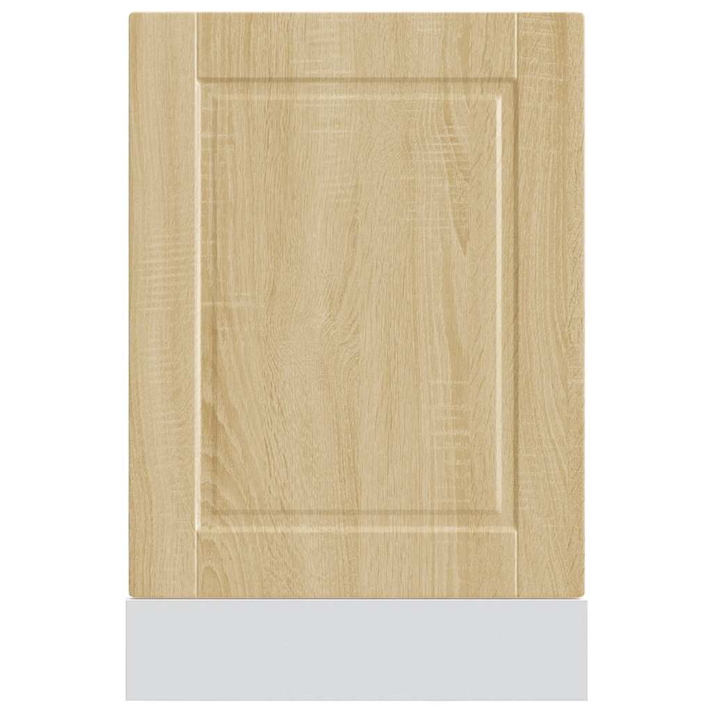 Vaatwaspaneel Porto 45x1,5x67 cm bewerkt hout sonoma eikenkleur