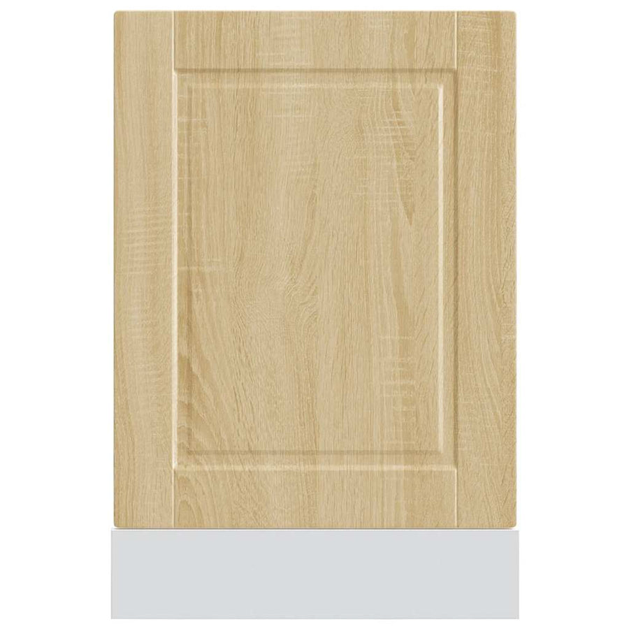 Vaatwaspaneel Porto 45x1,5x67 cm bewerkt hout sonoma eikenkleur