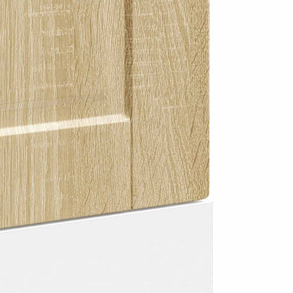 Vaatwaspaneel Porto 45x1,5x67 cm bewerkt hout sonoma eikenkleur