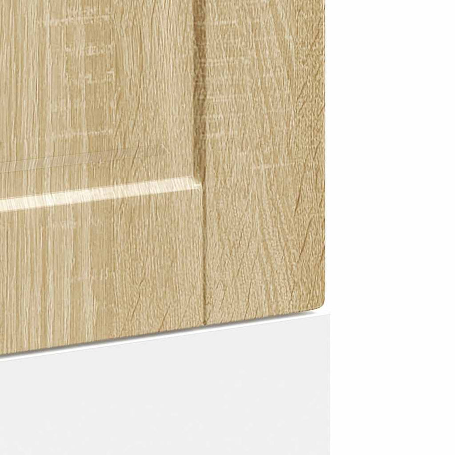 Vaatwaspaneel Porto 45x1,5x67 cm bewerkt hout sonoma eikenkleur