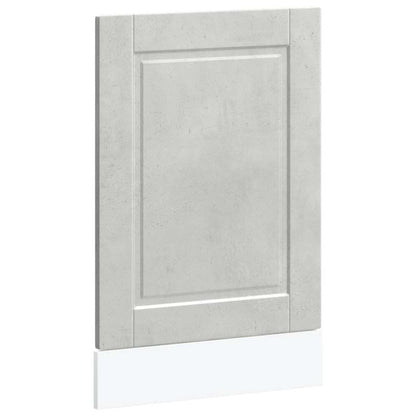Vaatwaspaneel Porto 45x1,5x67 cm bewerkt hout betongrijs
