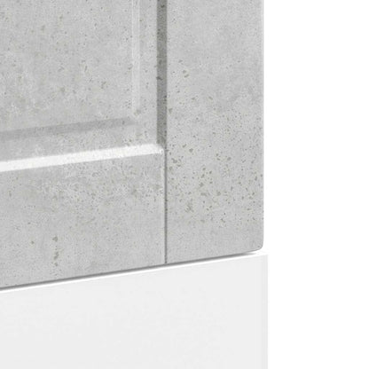 Vaatwaspaneel Porto 45x1,5x67 cm bewerkt hout betongrijs