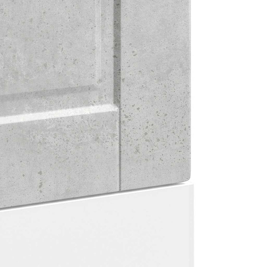 Vaatwaspaneel Porto 45x1,5x67 cm bewerkt hout betongrijs