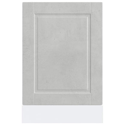Vaatwaspaneel Porto 45x1,5x67 cm bewerkt hout betongrijs