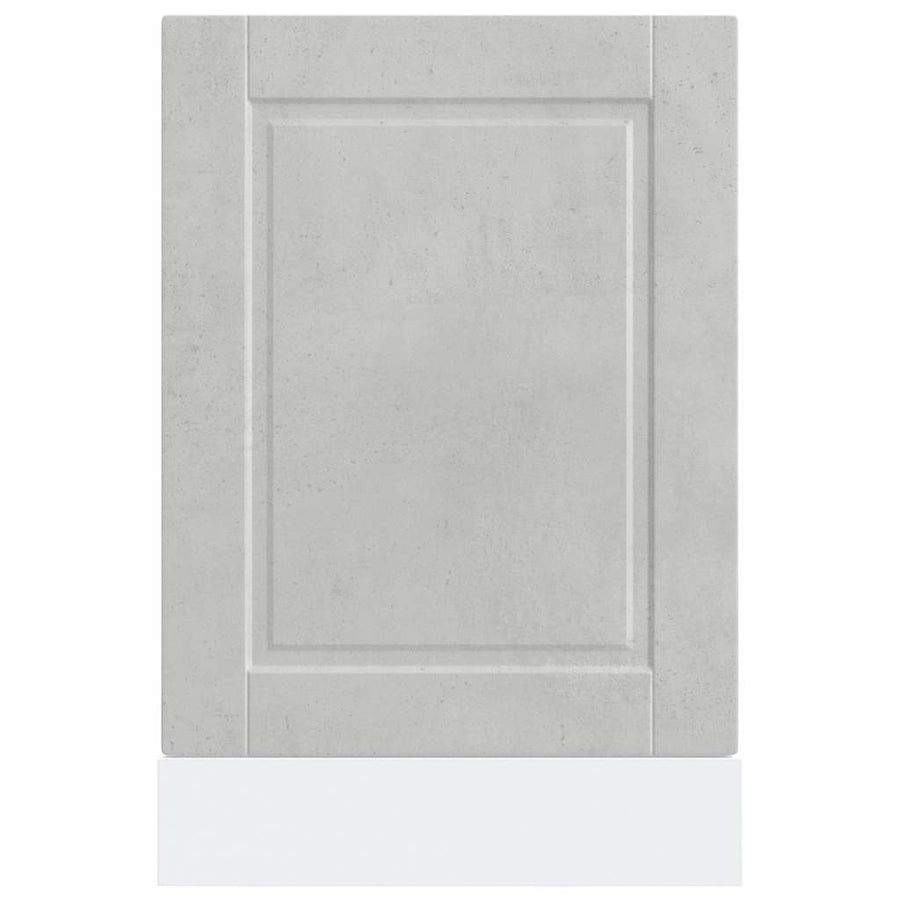 Vaatwaspaneel Porto 45x1,5x67 cm bewerkt hout betongrijs