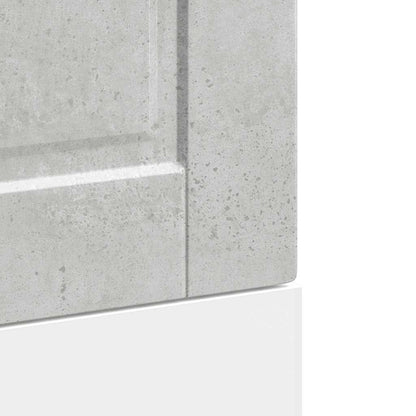 Vaatwaspaneel Porto 45x1,5x67 cm bewerkt hout betongrijs