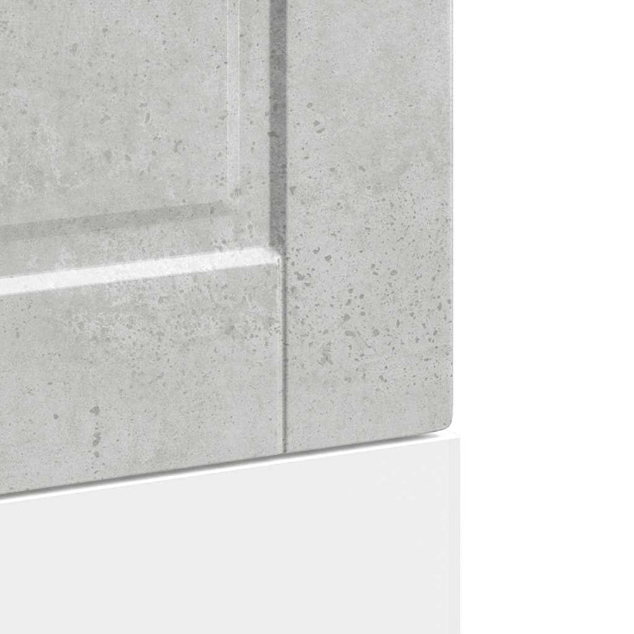 Vaatwaspaneel Porto 45x1,5x67 cm bewerkt hout betongrijs