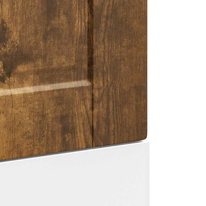Vaatwaspaneel Porto 45x1,5x67 cm bewerkt hout gerookt eiken