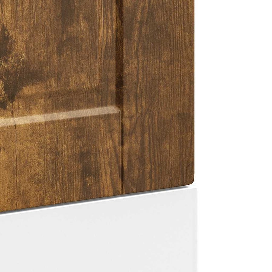 Vaatwaspaneel Porto 45x1,5x67 cm bewerkt hout gerookt eiken