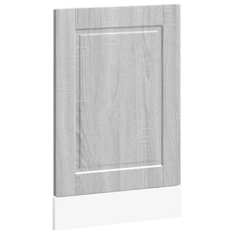 Vaatwaspaneel Porto 45x1,5x67cm bewerkt hout grijs sonoma eiken