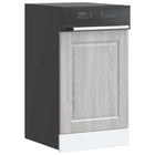 Vaatwaspaneel Porto 45x1,5x67cm grijs sonoma eiken