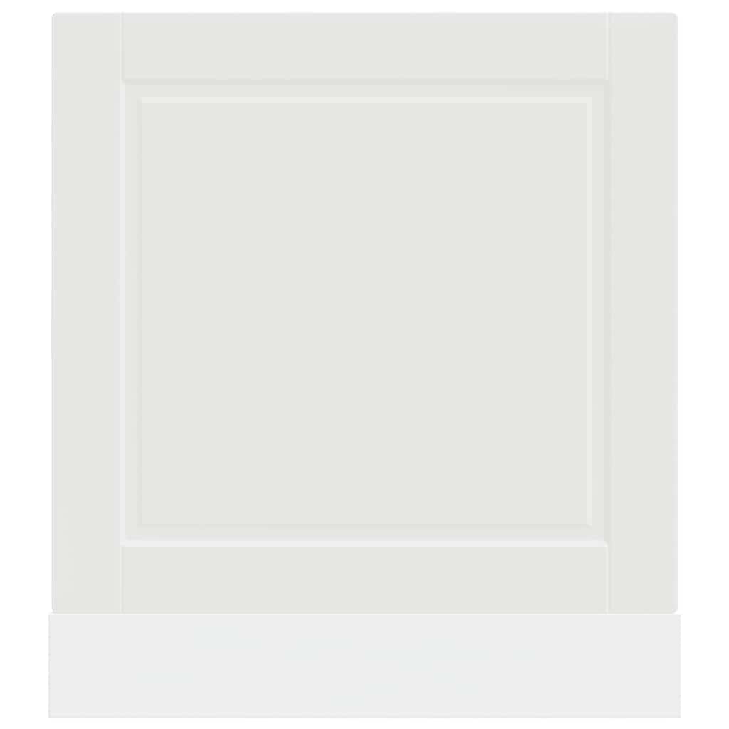Vaatwaspaneel Porto 60x1,5x67 cm bewerkt hout wit