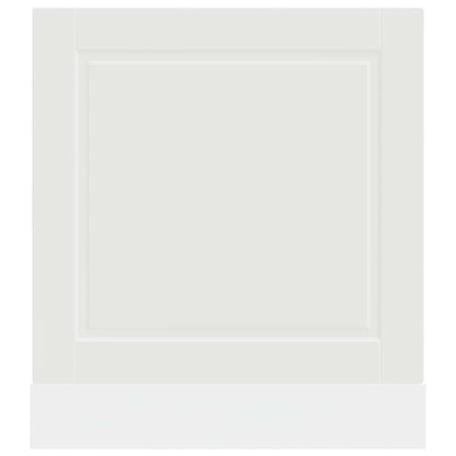 Vaatwaspaneel Porto 60x1,5x67 cm bewerkt hout wit