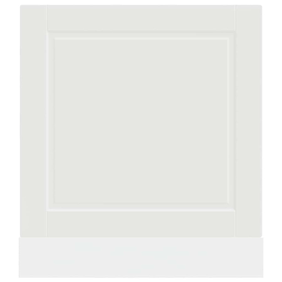 Vaatwaspaneel Porto 60x1,5x67 cm bewerkt hout wit