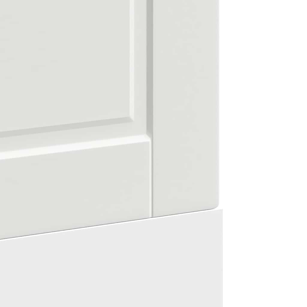 Vaatwaspaneel Porto 60x1,5x67 cm bewerkt hout wit