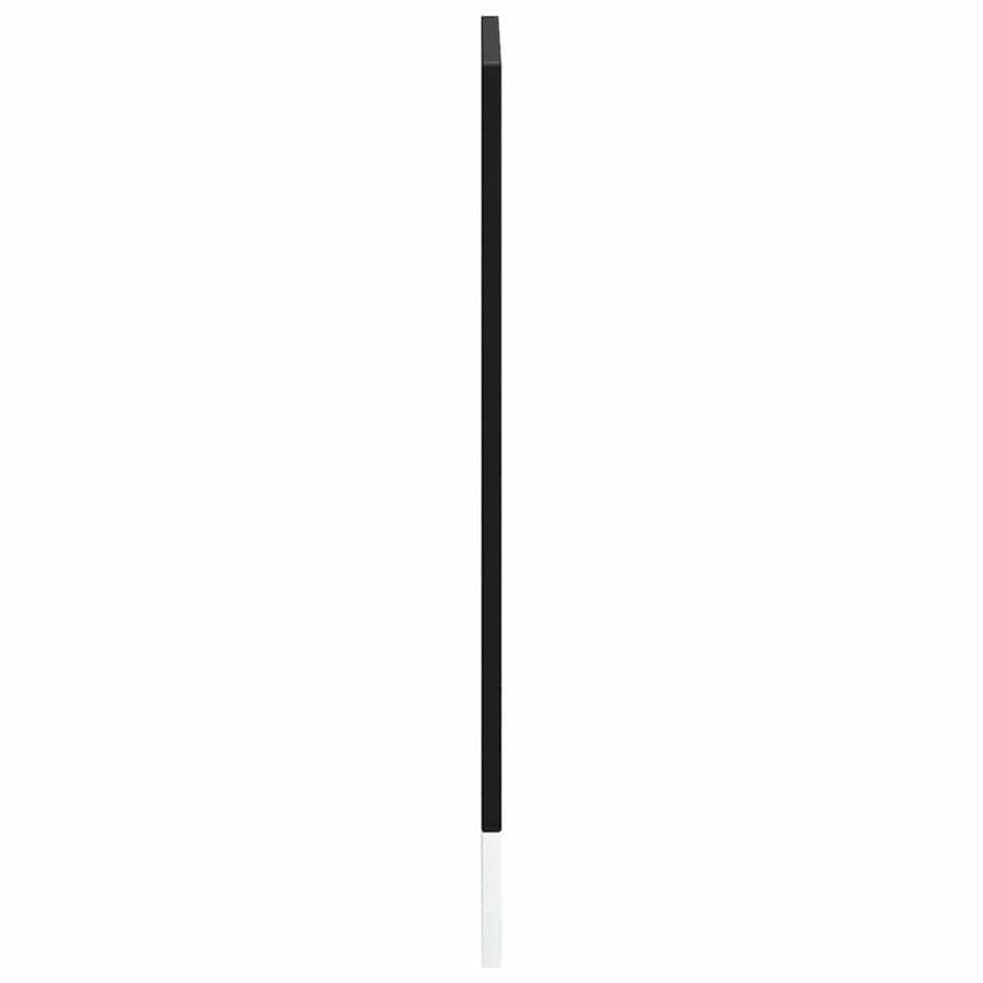 Vaatwaspaneel Porto 60x1,5x67 cm bewerkt hout zwart