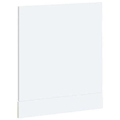 Vaatwaspaneel Porto 60x1,5x67 cm bewerkt hout hoogglans wit