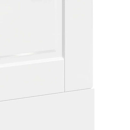 Vaatwaspaneel Porto 60x1,5x67 cm bewerkt hout hoogglans wit