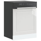 Dishwasher panel Porto 60x1.5x67 cm engineered wood high gloss white