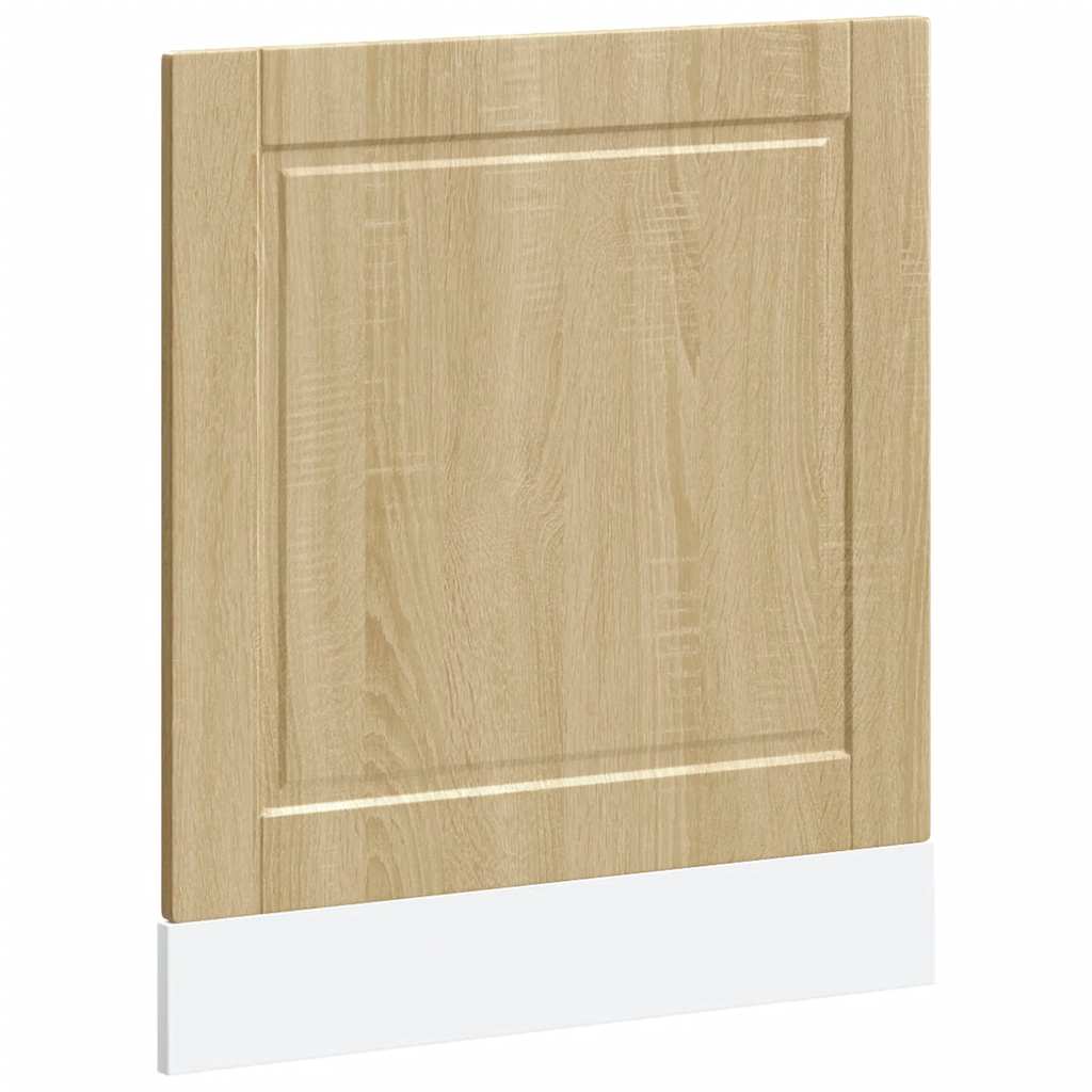 Vaatwaspaneel Porto 60x1,5x67 cm bewerkt hout sonoma eikenkleur