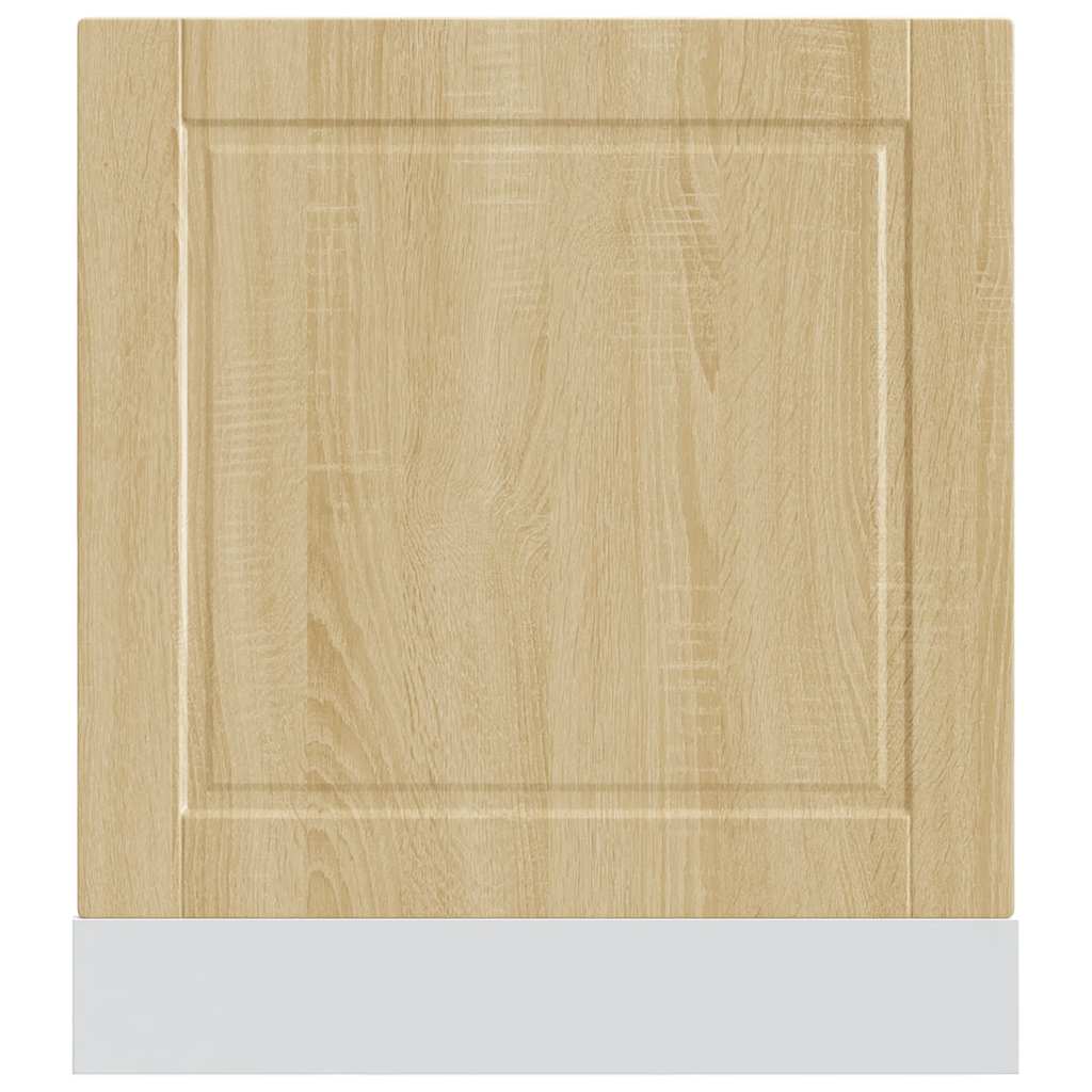 Vaatwaspaneel Porto 60x1,5x67 cm bewerkt hout sonoma eikenkleur