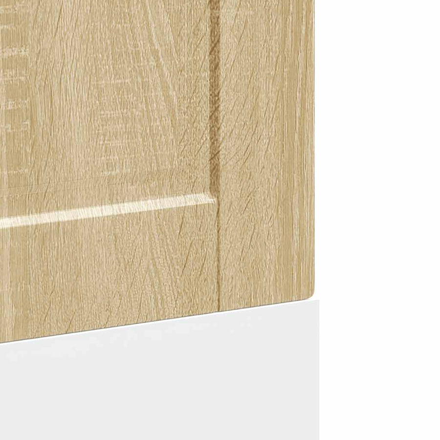 Vaatwaspaneel Porto 60x1,5x67 cm bewerkt hout sonoma eikenkleur