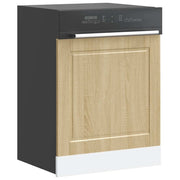 Vaatwaspaneel 60x1,5x67 cm bewerkt hout sonoma eiken