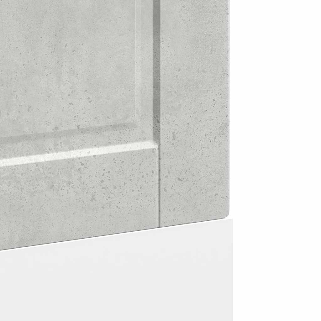 Vaatwaspaneel Porto 60x1,5x67 cm bewerkt hout betongrijs