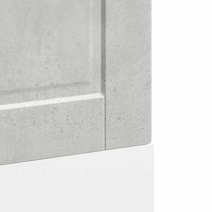 Vaatwaspaneel Porto 60x1,5x67 cm bewerkt hout betongrijs
