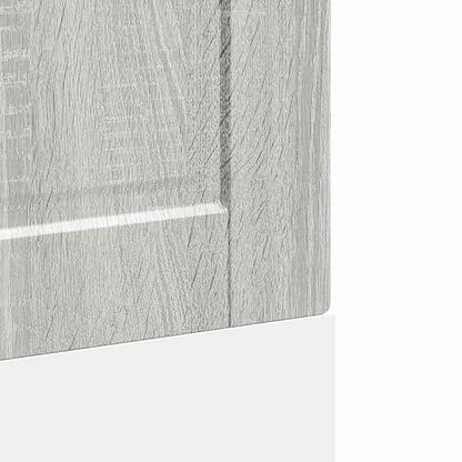 Vaatwaspaneel Porto 60x1,5x67cm bewerkt hout grijs sonoma eiken