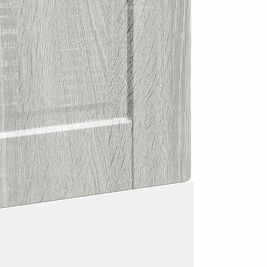 Vaatwaspaneel Porto 60x1,5x67cm bewerkt hout grijs sonoma eiken