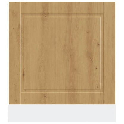 Vaatwaspaneel Porto 60X1,5X67 Cm Bewerkt Hout Artisanaal Eiken artisanaal eikenkleurig