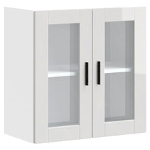Keukenwandkast met glazen deur Porto hoogglans wit