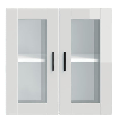 Keukenwandkast met glazen deur Porto hoogglans wit