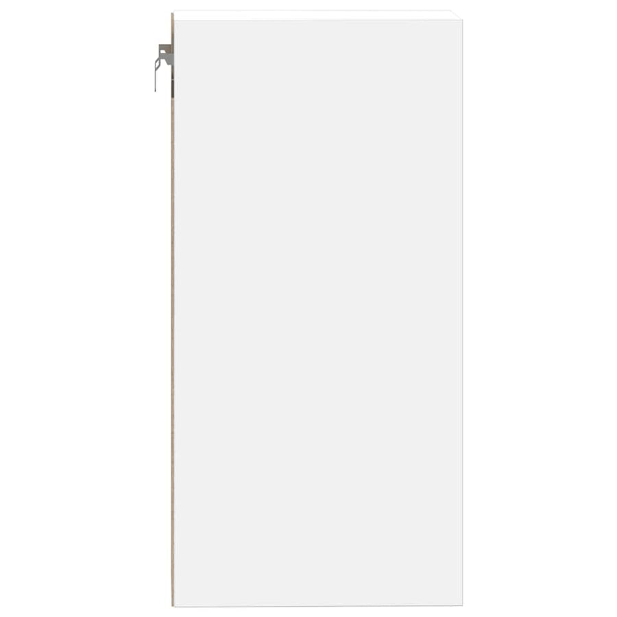 Hangkast 20x29,5x60 cm bewerkt hout wit