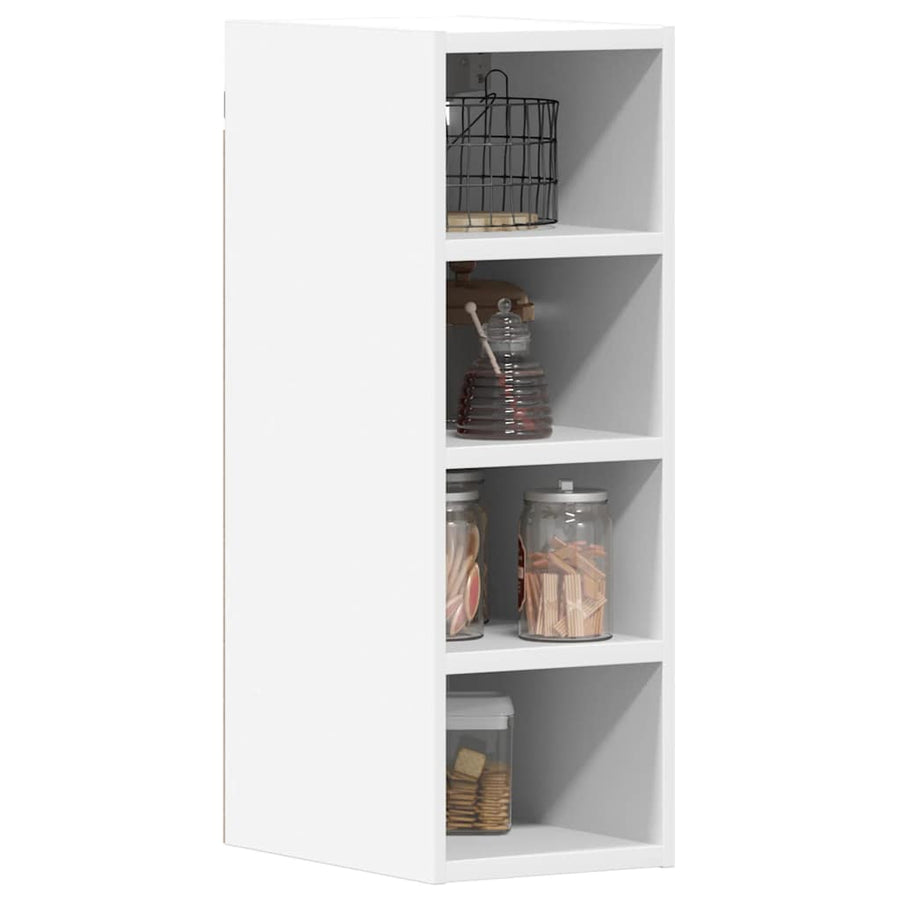Hangkast 20x29,5x60 cm bewerkt hout wit