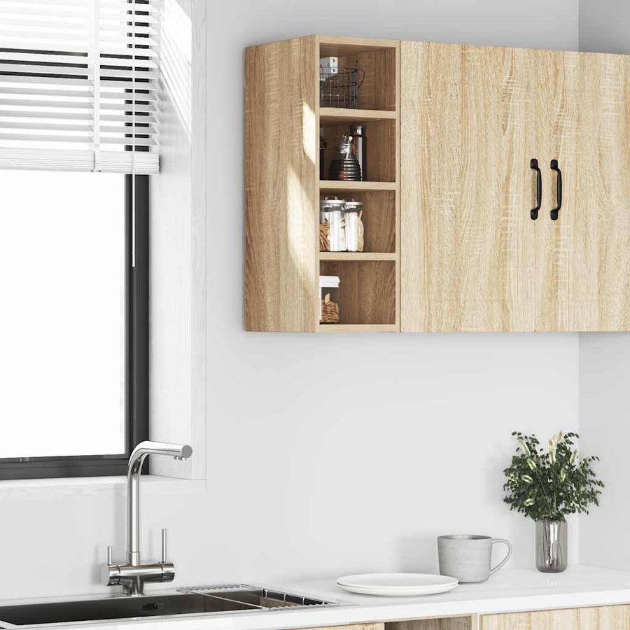 Hangkast 20x29,5x60 cm bewerkt hout sonoma eikenkleurig